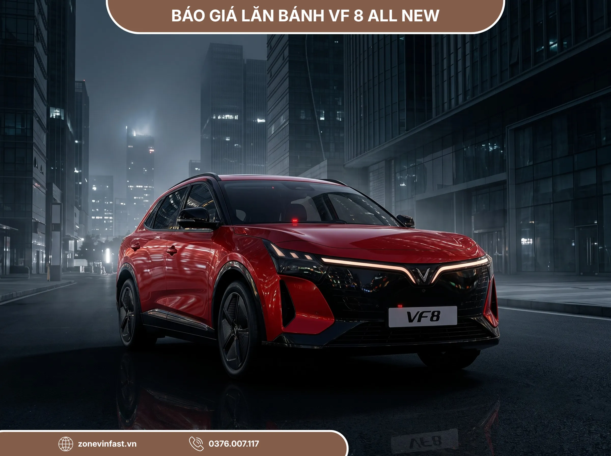 Trang bị an toàn bị động và hệ thống an ninh cảnh báo thông minh của VinFast VF 8 All New.